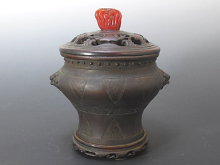 中国　銅製香炉